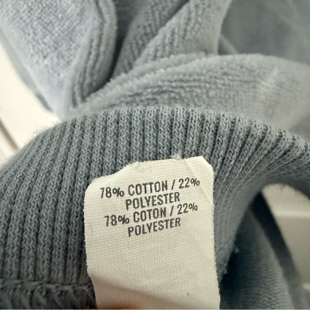 Aerie Real Obsessed Velour Crew Neck Sweatshirt Oversized Women’s Size Medium - Picture 5 of 5